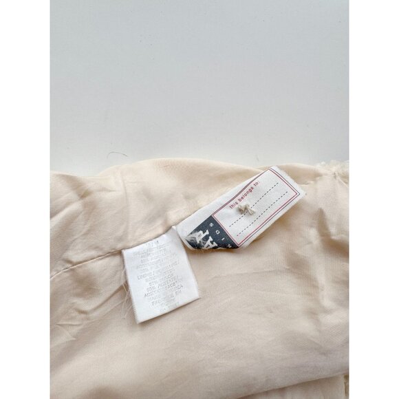 Vintage Girls' GAP Beige Faux Fur Shearling Teddy Bear Peacoat, Size M (8-9) - Picture 11 of 12